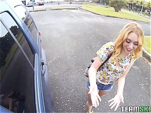 Lucy Tyler picked up and smashed