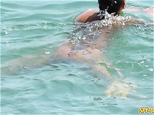 humungous udders inexperienced Beach cougars - hidden cam Beach movie